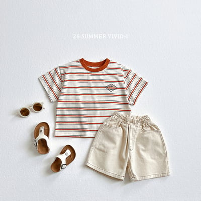 vivid109｜(78cm-125cm) 4款縫線口袋棉質短褲16