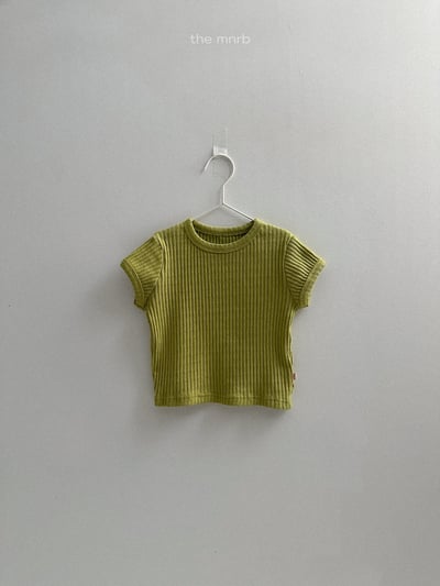 MiniRobe25｜(70-110) 羅紋短袖上衣7