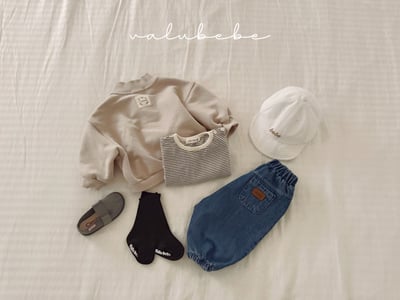 Valubebe11｜(65-90) 素面長襪三雙組15