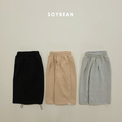 Soybean83｜(75cm-118cm) 褶皺抽繩長褲11
