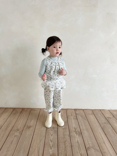 Azalea20｜(85-125cm) 小碎花餅背心11