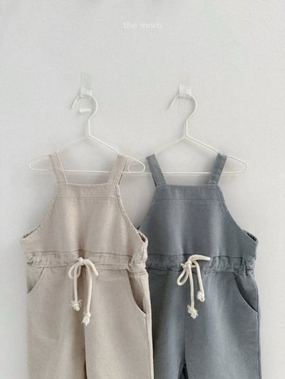 MiniRobe46｜(70-110) 吊帶抽繩連身褲3