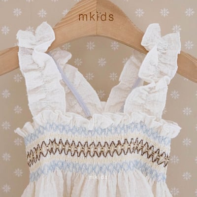 M-KIDS20｜(65-115cm) 荷葉抓皺滾邊套裝8