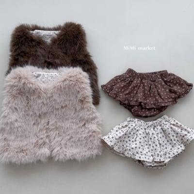mimi market09 (65-85cm)  毛絨絨背心外套3