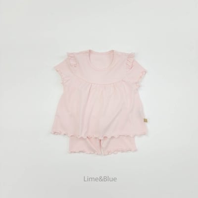 LIME&BLUE23｜(80-118cm)  優格木耳邊套裝10