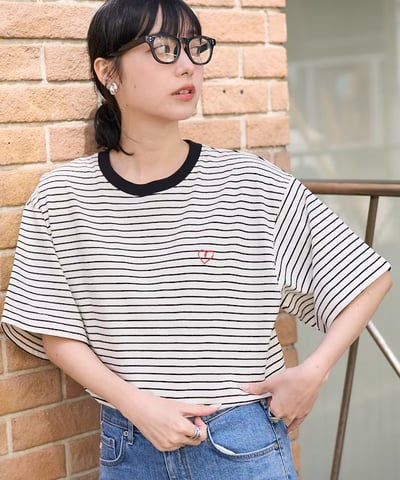 FREAK’S STORE 簡單愛心刺繡上衣4