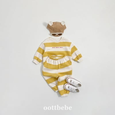 Oottbebe58｜(1y-7y)   條紋拼色套裝6