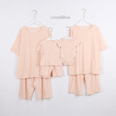 LIME&BLUE13｜(MOM DAD)  黃油花成人居家服5