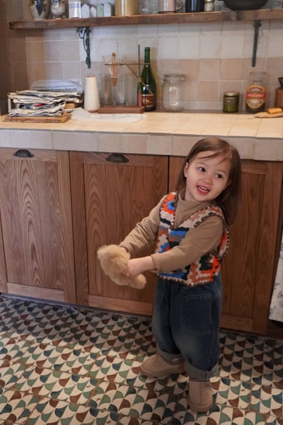 onu 20｜(70cm-115cm) 北歐花紋針織背心20