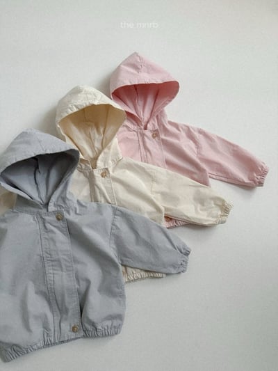 MiniRobe41｜(70-110) 休閒鈕扣連帽外套14