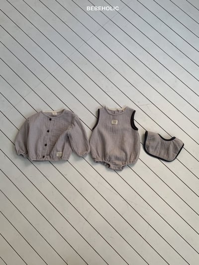 Bebe holic24｜(3m-18m) 棉麻開襟外套11