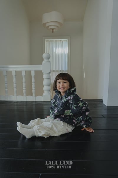 lala land44｜(75cm-120cm) 3色印花刷毛拉鍊外套7