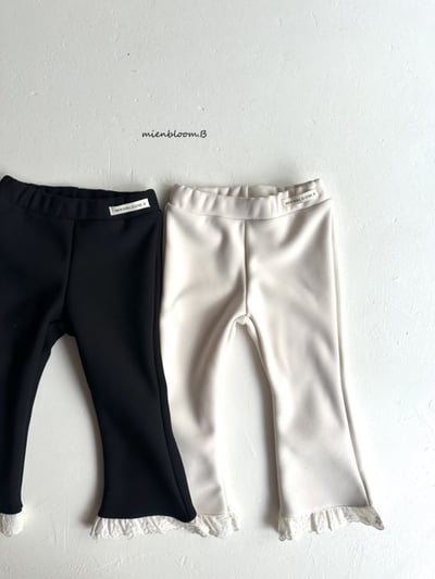 Bloom.b37｜(0m-24m/85cm-125cm) 蕾絲邊喇叭褲3