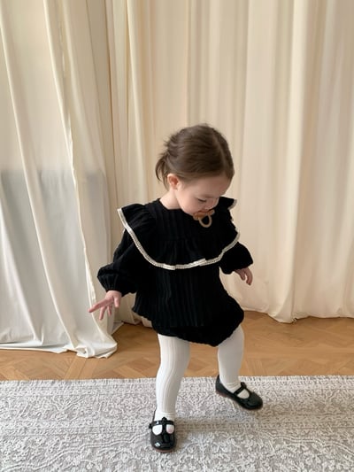 JE621｜(73cm-100cm) 麻花荷葉領套裝15