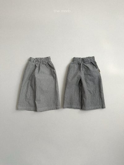 MiniRobe09｜(70-110) 格紋/細條紋直筒褲3