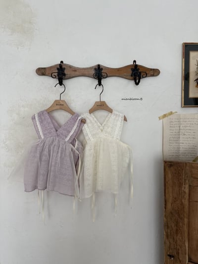 Bloom.b44｜(0m-24m/85cm-125cm) 蕾絲薄紗背心洋裝9