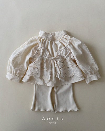 AOSTA16｜(6m-5y) 蕾絲綁帶背心4