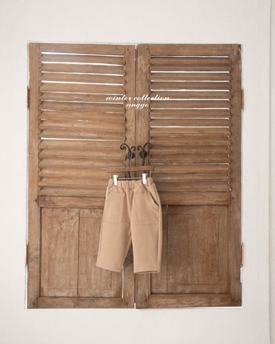 anggo21｜(75cm-120cm) 雙口袋簡約棉褲13