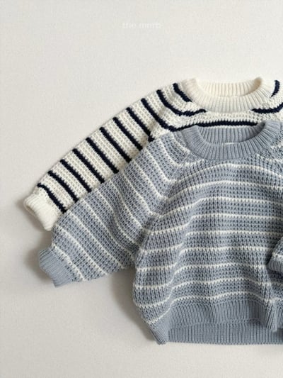 MiniRobe37｜(70-110) 條紋針織上衣7