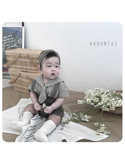 NUNU BIEL24｜(65-115cm) 素色棉質短褲11