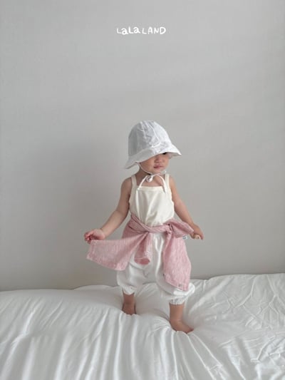 lala land09｜(3m-18m) 2色棉麻縮口褲9