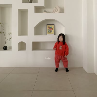 Fondue 18｜(75cm-120cm)  明信片小熊上衣11