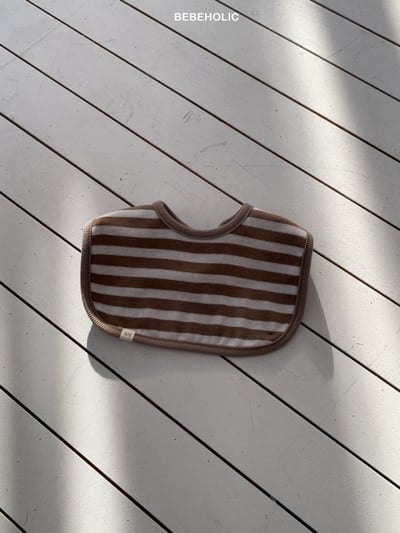 Bebe holic17｜(3m-18m) 雙面條紋毛圈圍兜16