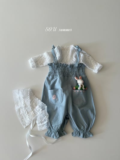 SO.U03｜(6m-4y)  蕾絲綁帶圍裙3