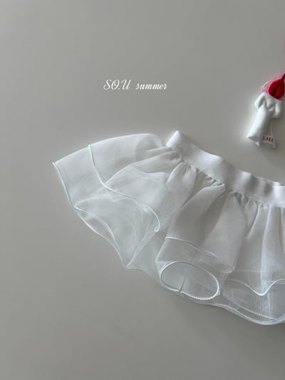 SO.U04｜(6m-4y)  蝴蝶結薄紗層次圍裙16