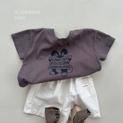 BEAN18｜(65-120cm) 看書兔兔上衣3