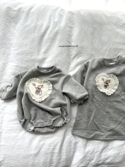 Bloom.b11｜(0m-24m/85cm-125cm) 蕾絲小兔花布包屁衣/洋裝22