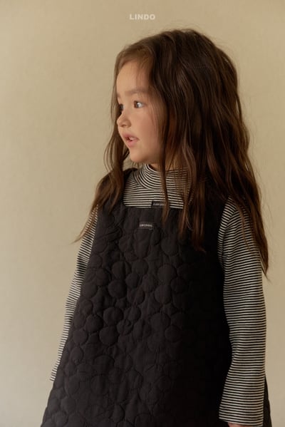 Lindo68｜(80cm-125cm) 絎縫背心洋裝8