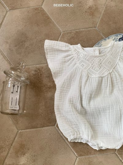 Bebe holic22｜(3m-18m) 編織領連身服13