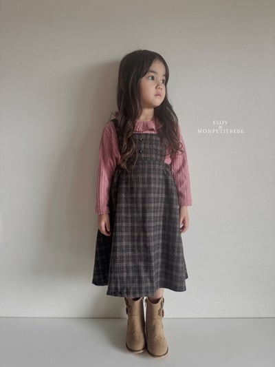 Monpetitbebe09｜(70cm-110cm) 復古吊帶洋裝7