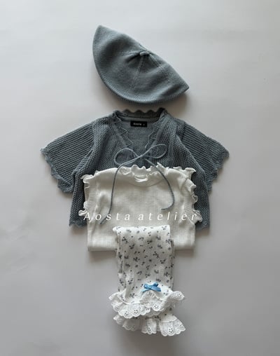 AOSTA38｜(6m-5y) 3款甜美木耳邊中領無袖21