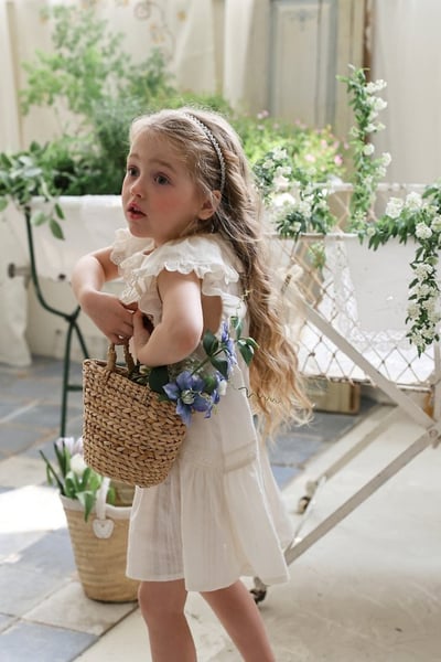 FLO31｜(75-140) 荷葉領蛋糕洋裝19