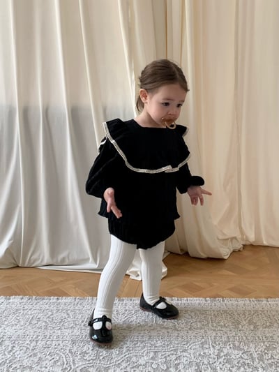 JE621｜(73cm-100cm) 麻花荷葉領套裝7