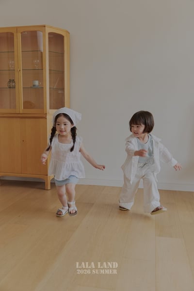 lala land50｜(75-120cm) 2色亞麻條紋襯衫9