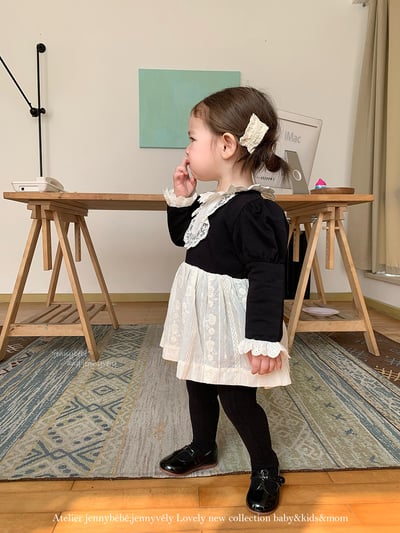 JE595｜(66cm-90cm) 英國風公主泡泡袖包屁衣5