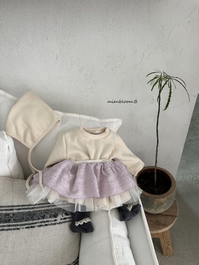 Bloom.b43｜(0m-24m/85cm-125cm) 蕾絲薄紗澎澎裙11