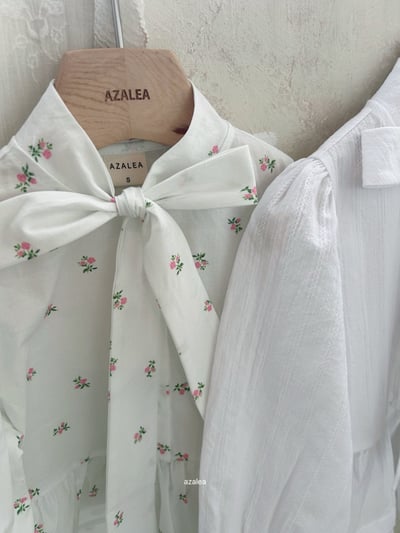 Azalea13｜(85-118cm) 蝴蝶結襯衫3