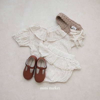 mimi market20 (75-90cm)  蕾絲線條燈籠褲8