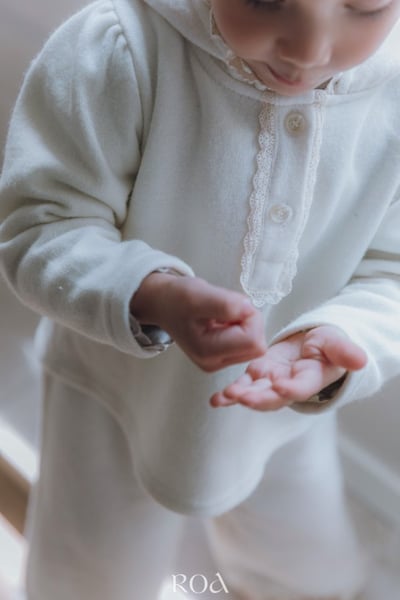 ROA17｜(80cm-120cm) 2色素色連身帽套裝6