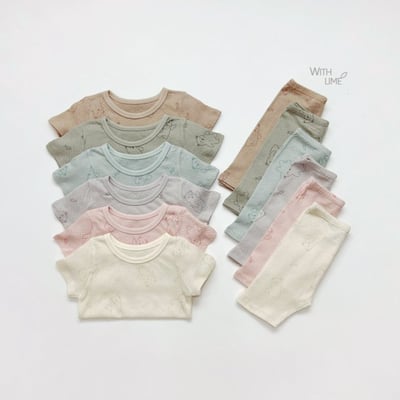 LIME&BLUE05｜(80-118cm)  熊熊室內居家服1