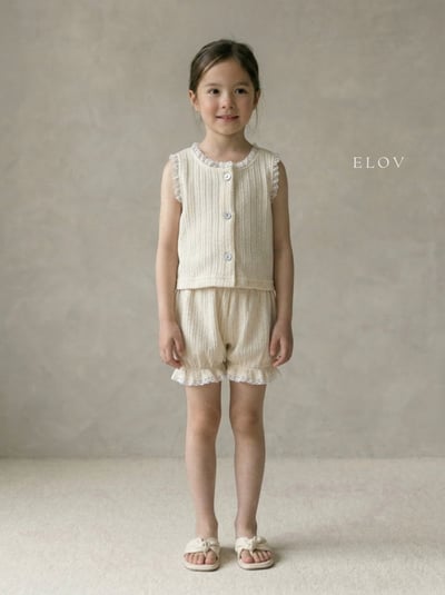 Mon petit15｜(73-118cm) 蕾絲花邊套裝5