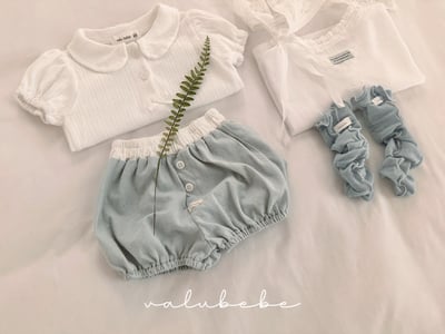 Valubebe 41｜(65-80cm) 撞色紐帶南瓜褲6