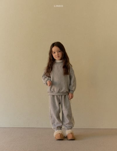 Lindo62｜(80cm-125cm) 蕾絲休閒縮口褲16