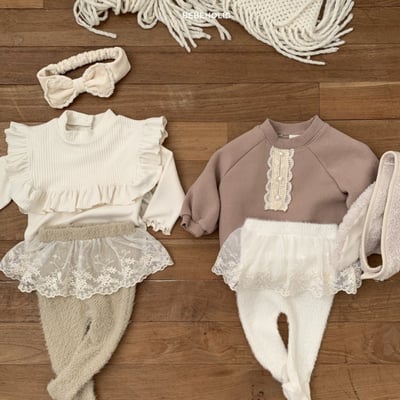 Bebe holic｜(55-85cm) 寶寶蕾絲裙襬褲襪 現貨4