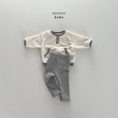 Bonito65｜(3m-18cm) 排釦撞色套裝17