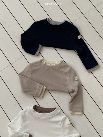 Bebe holic37｜(3m-18m) 撞色層次上衣15